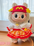 LABUBU Clothes Red McDonald's Outfit