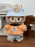 LABUBU Clothes Blue Orange Stripes Outfit