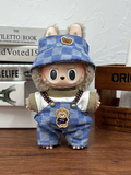 LABUBU Clothes Blue Bear Overalls Outfit