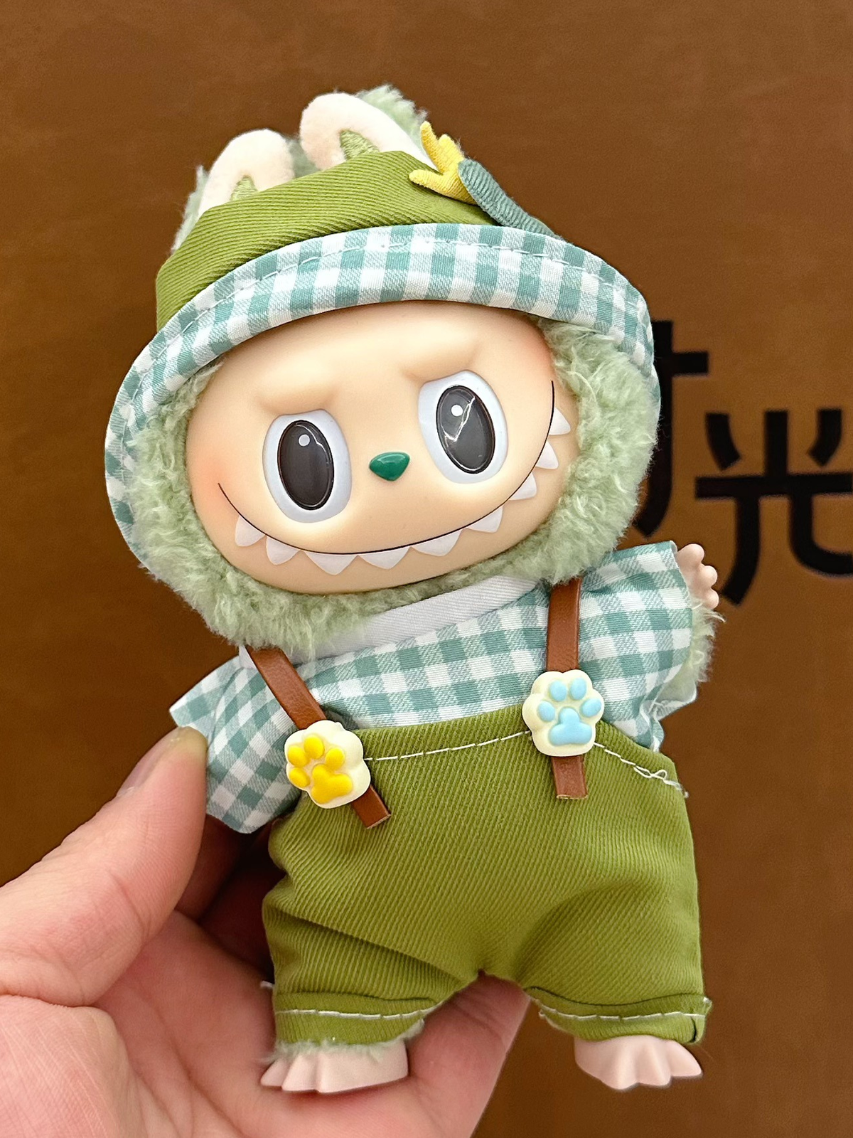 LABUBU Clothes Green Village Outfit