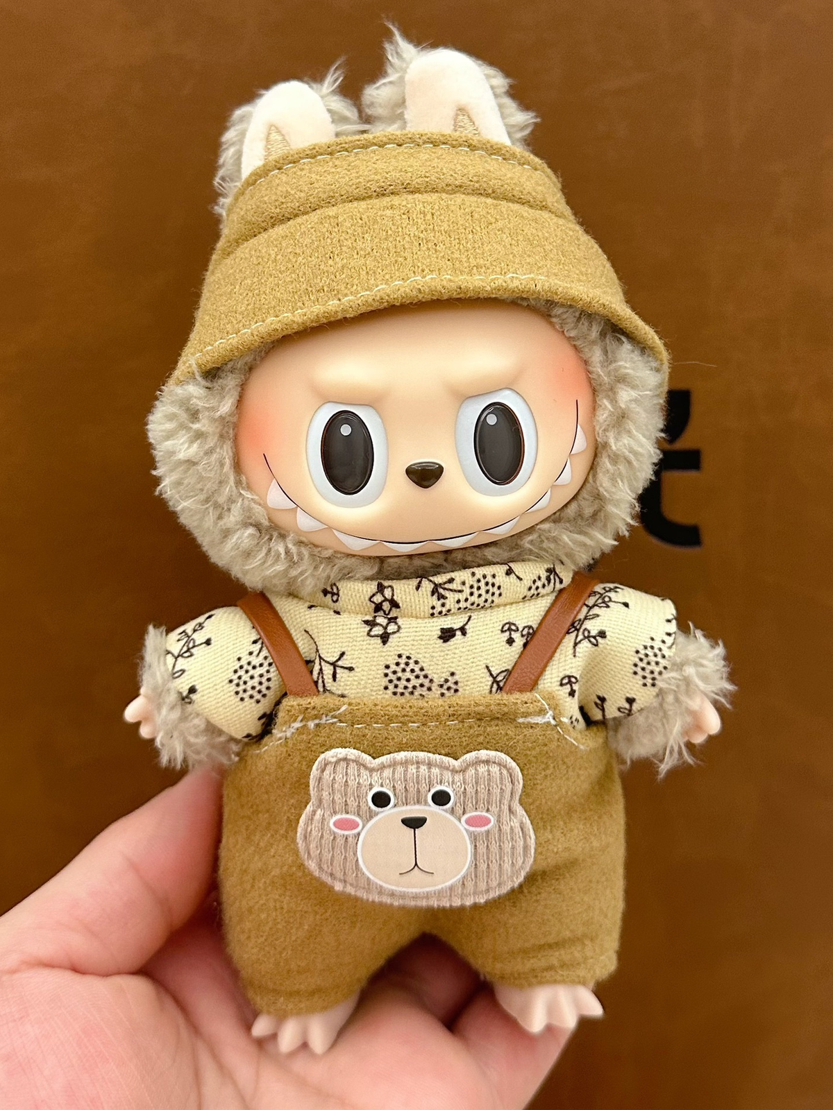 LABUBU Clothes Yellow Bear Outfit