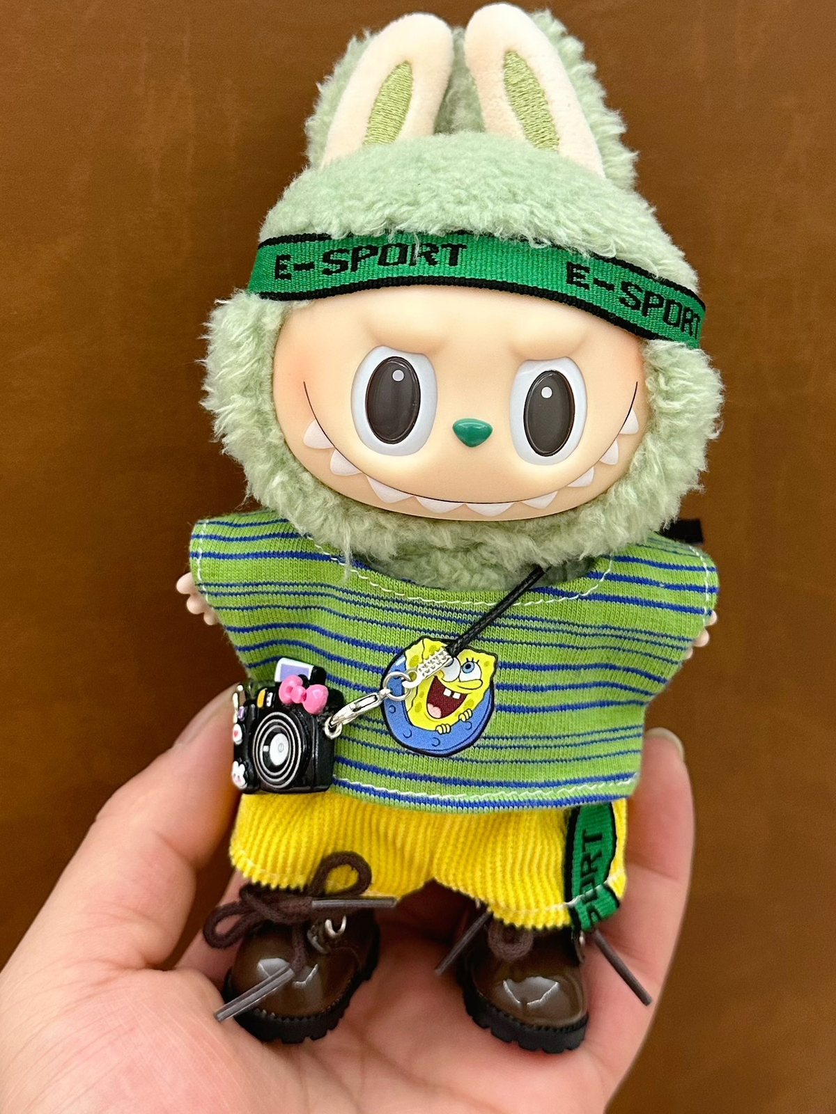 LABUBU Clothes Green Sports Boy Outfit