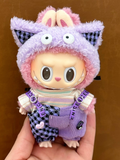 LABUBU Clothes Purple Plush Cute Outfit