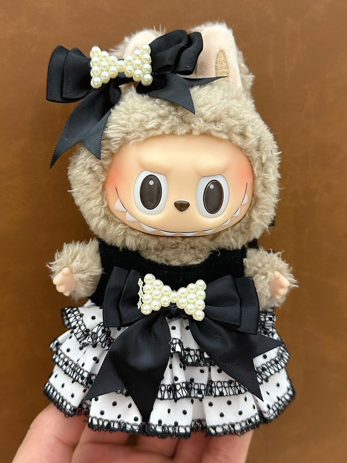 LABUBU Clothes Bow Princess Dress Outfit