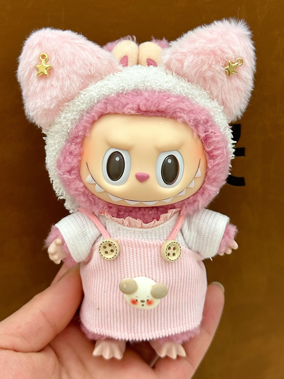 LABUBU Clothes Pink Apron Outfit