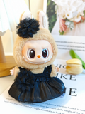 LABUBU Clothes Wedding Black Dress Outfit