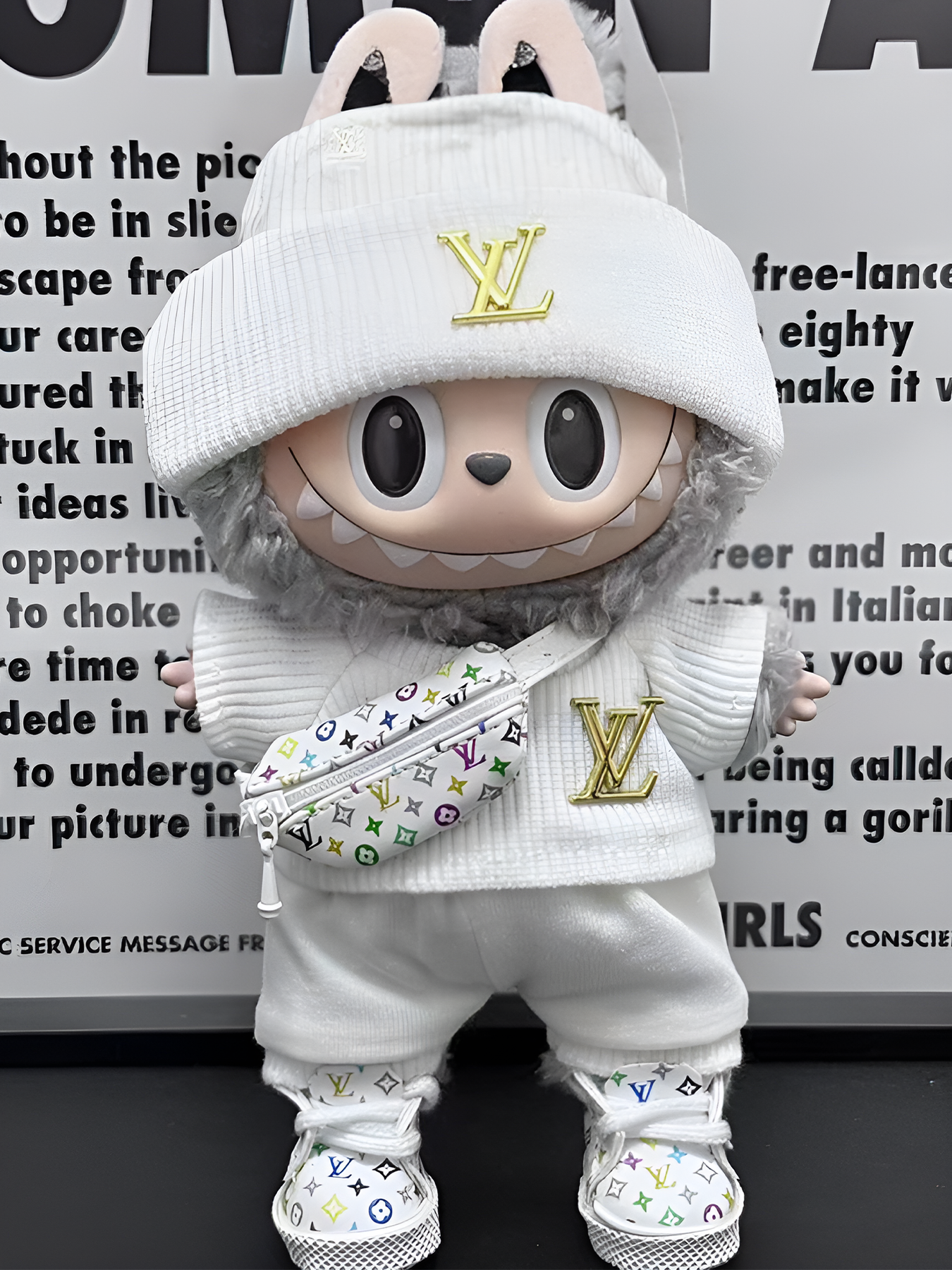 Labubu Luxury Inspired Outfit Set 17cm - Applicable to Ver. 1 & Ver. 2 & Ver. 3 (Clothes Only)