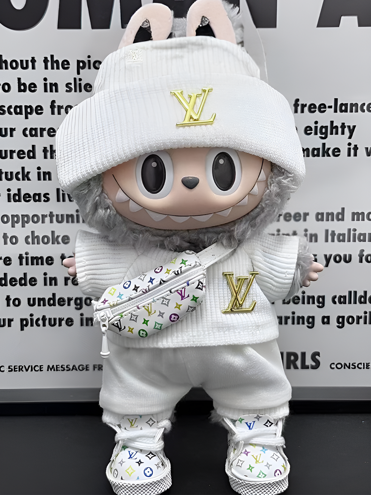 Labubu Luxury Inspired Outfit Set 17cm - Applicable to Ver. 1 & Ver. 2 & Ver. 3 (Clothes Only)